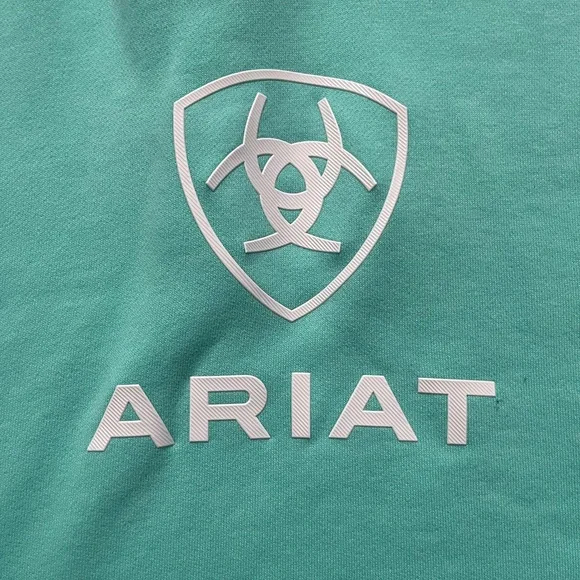 Ariat Lightweight Teal Hoodie - Picture 2 of 3